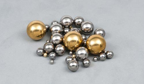 metal detector test spheres